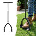 Ručni aerator za travnjak 23,5 cm, aerator za travnjak s 15 željeznih