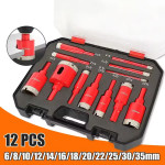 Set od 12 svrdla s dijamantnim vrhom za suhu i mokru upotrebu