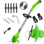 Set 3 u 1 teleskopske 12V akumulatorske kosilice s navojem 2x baterija