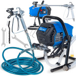 Set 700W razpršilec barve airless 7.5m hidrodinamična lakirna enota 20