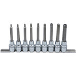 Set sigurnosnih Torx nasadnih bitova 1/2", T20–T60, 9 kom