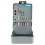 Set Strojnih Ureznika - Nareznih Svrdala M3-M12 Slijepa Rupa 35° Fervi