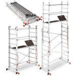 Sklopiva aluminijska mobilna skela 2x7