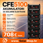 6kW Pretvarač + Litij-ionska baterija 5kWh paneli www.solarshop.hr