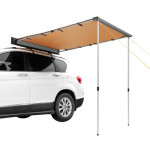 Tenda za vozila 2,01 x 2,5 m, zasjenjenje, bočna tenda za automobil PU