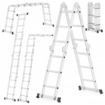 Višenamjenske zglobne aluminijske ljestve | 4x3 | ML-103