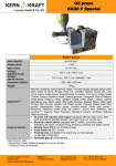 PREŠA ZA HLADNO PREŠANJE ULJA - KERN KRAFT KK20F SPECIAL