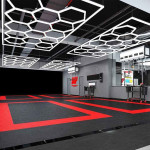 Hexagon LED rasvjeta za garaže i radionice