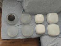 Plafonjere više komada i oblika sa pripadajućim podloškom