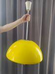 Space age Guzzini luster žuti Pendant Lamp by Luigi Massoni  Guzzini