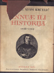 Baltazar Adam Krčelić : ANNUAE ILI HISTORIJA 1748-1767