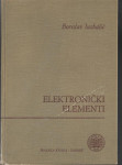 Borislav Juzbašić, Elektrotehnički elementi, Zagreb 1975.