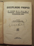 Celso Cavalieri Disciplinski propisi po zakonu od 31. jula 1923 (ZZ36)
