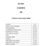 Fendt Farmer 309 Ci - Katalog dijelova