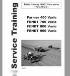 Fendt Vario serije 400-700-800-900 Servisni priručnik