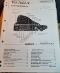 Kenwood service manual za TM-702A/E i za TS-711A