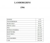 Lamborghini 1506 traktor - Katalog dijelova