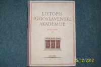LJETOPIS JUGOSLAVENSKE AKADEMIJE ZNANOSTI I UMJETNOSTI 1951 - 1952