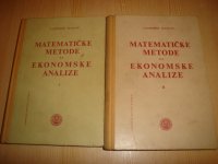 Martić: Matematičke Metode Za Ekonomske Analize 1 i 2