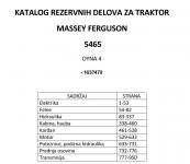 Massey Ferguson 5465 Dyna 4 - katalog dijelova