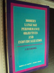 Modern language performance objectives and individualization