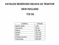 New Holland TCE 50 - Katalog dijelova