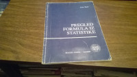 PREGLED FORMULA IZ STATISTIKE IVAN ŠOŠIĆ ŠKOLSKA KNJIGA 2002.
