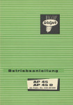 Welger AP 45 - AP 45D - Radionički Priručnik + Katalog Dijelova