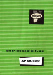 Welger AP 52 - AP 52D - Radionički Priručnik + Katalog Dijelova