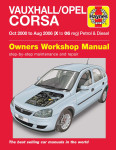 Haynes Owner's Workshop Manual - Opel Corsa Oct 2000 to Aug 2006