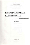 Ivo Alfirević: Linearna analiza konstrukcija