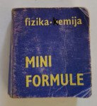 MINI FORMULE-FIZIKA / KEMIJA