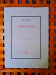 NOTE SONATINA ZA KLAVIR MILO CIPRA ZAGREB 1962