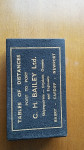 Table Of Distances Port To Port C.H BAILEY Ltd