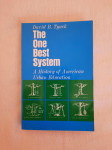 The One Best System: A History of American Urban Education