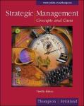 Thompson  Strickland :Strategic Management : Concepts and Cases