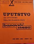 Uputstvo za upotrebu trajnožareće peći Banovići Weso