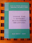 UVODNE TEME U MATEMATIKU MATEMATIČKOG OBRAZOVANJE BG 1967