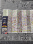 ZAGREB GRAD mini karta mini map Plan grada TURISTIČKA KARTA TRSAT POLO
