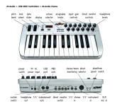 P/M: M-Audio Ozone, USB audio interface + keyboard controller