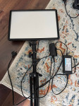 LED video rasvjeta panel + stativ + baterije + punjac
