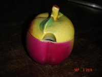 porculanska posuda za šećer - oblik jabuke
