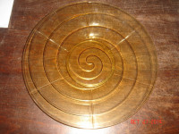 stakleni tanjur za voće promjera 28 cm