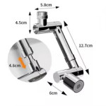 Rotirajuci produzetci kranova sudoper ili lavaboa