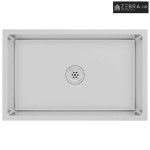 Ručno rađeni kuhinjski sudoper od nehrđajućeg čelika - Srebrno 70 x 44