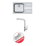 Set Franke SRX611-86LB des.ocj. 101.0356.849 + Lina L-D VT 115.0712.42