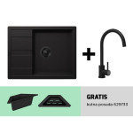 Set Schock Manhattan D-100 nero + slavina Prima crna + gratis posuda i