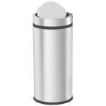 Zilan Koš za smeće sa rotirajućim poklopcem, 11 lit., INOX - ZLN4582 1