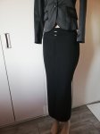 Crna elegantna duga suknja GINO ANGELLI by MEGA br 40