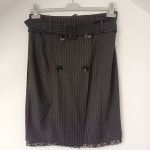 Crna poslovna suknja 36 38 novo